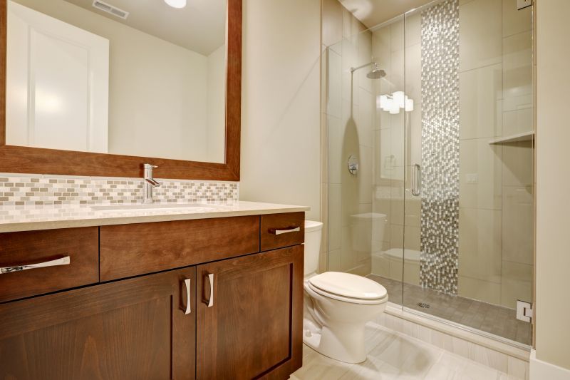 Walk-in Shower with Tile Accents